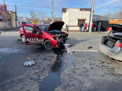 Accident în timpul examenului auto