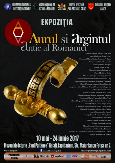 Expoziţie deosebită: Aurul şi argintul antic al României