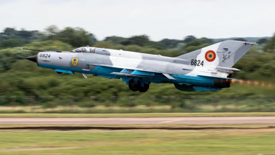 Aeronavă MiG 21 LanceR prăbușită în județul Mureș