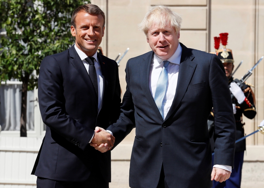 Macron și Johnson se felicită pentru camaraderia lor