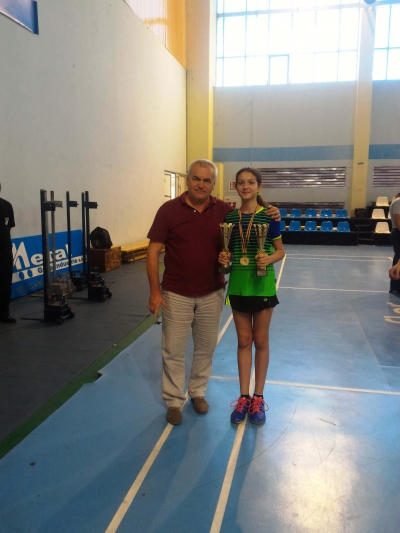 Sportivii gălăţeni de la CSU şi Siderurgistul au obţinut rezultate meritorii la Naţionale. MVP-ul a fost Irina Gherasim, dublă campioană naţională la Under 11