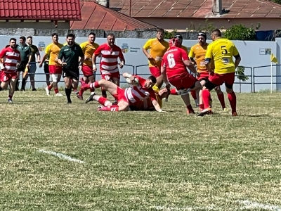 Rugbiştii de la CSM Galaţi au încheiat turul LNR cu o victorie