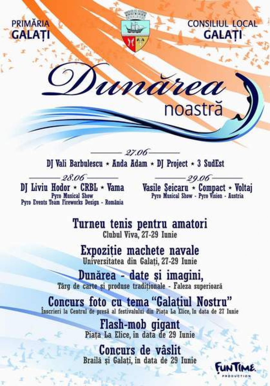 „Dunărea noastră” îşi croieşte matca la Galaţi