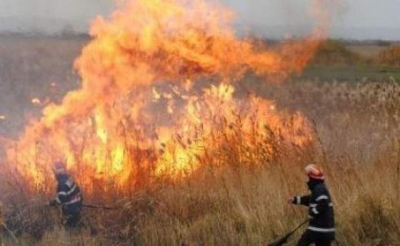 12 incendii de vegetație în nici 2 luni, pe raza mai multor localități gălăţene