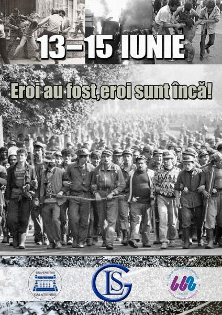 Mineriada din '90, comemorată „artistic” de studenţii gălăţeni