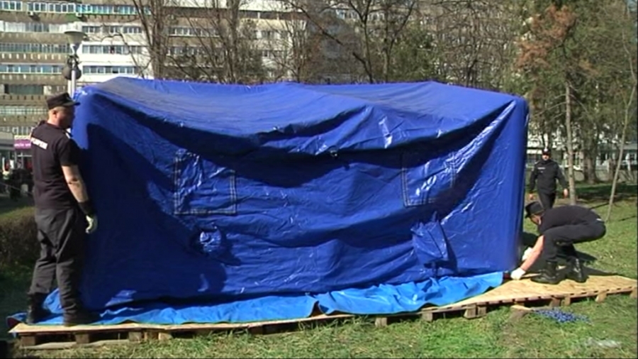 Noi corturi pentru triajul pacienţilor, la Spitalul Judeţean Galaţi