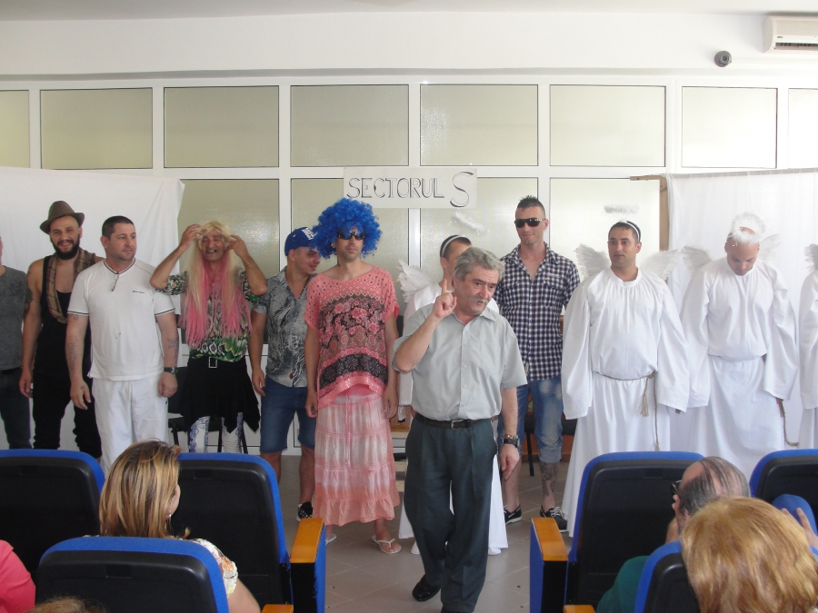 14 deţinuţi din Penitenciarul Galaţi, actori în piesa de teatru „Sectorul S”