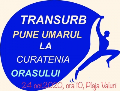 „Transurb pune umărul la curăţenia oraşului“: Acţiune de ecologizare a zonei Plaja Valuri