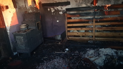 Copil mort în incendiu la Mândreşti (FOTO/VIDEO)