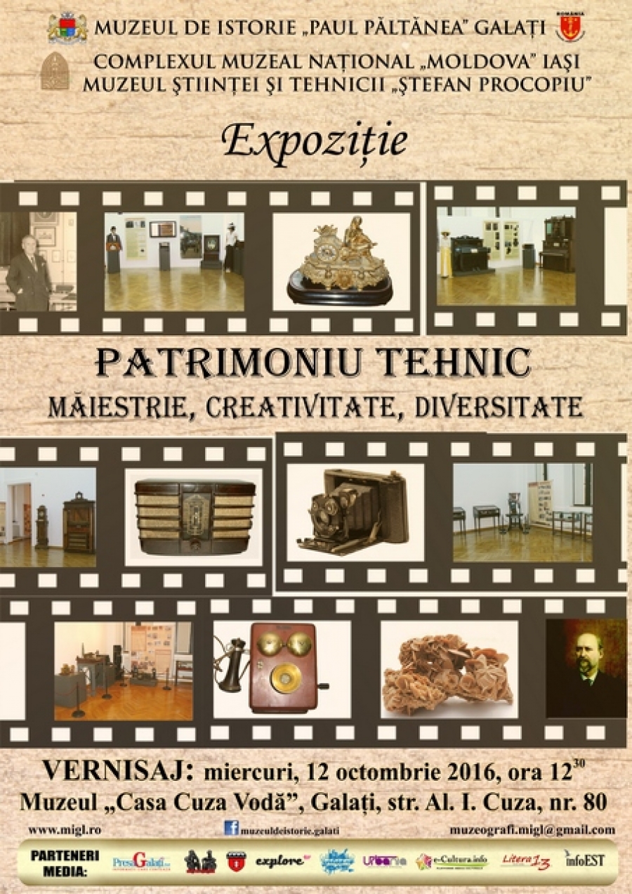 Patrimoniu tehnic – măiestrie, creativitate, diversitate