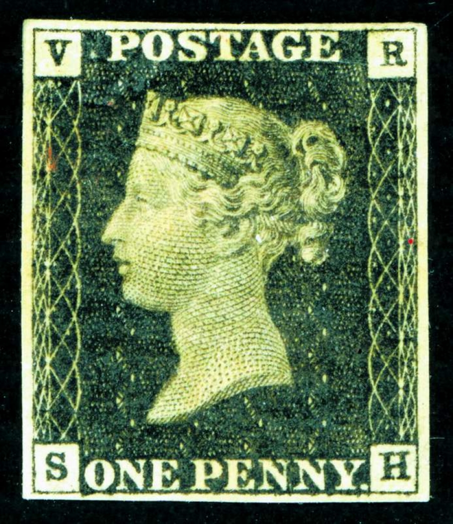 „Penny Black” - primul timbru poştal din istorie