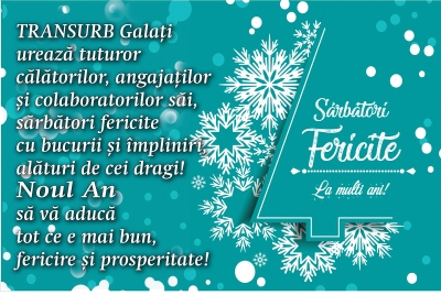 Transurb Galați vă urează LA MULȚI ANI!