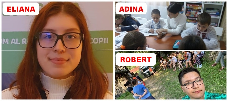 Adina, Eliana şi Robert, trei adolescenţi din Galaţi decişi să schimbe lumea în bine