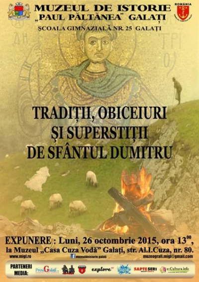 „Tradiţii, obiceiuri şi superstiţii de Sfântul Dumitru”