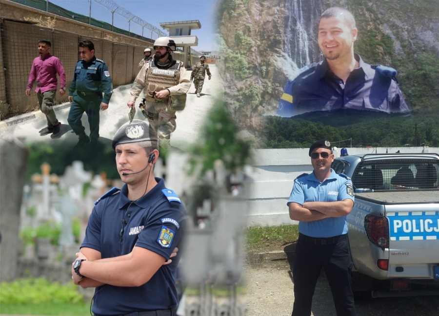 Jandarmii gălăţeni, instructori pentru carabinierii de peste Prut