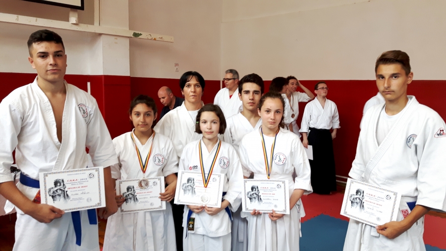 Sportivii de la Sakura Kiai Galaţi s-au întors cu trei medalii de la Bucureşti