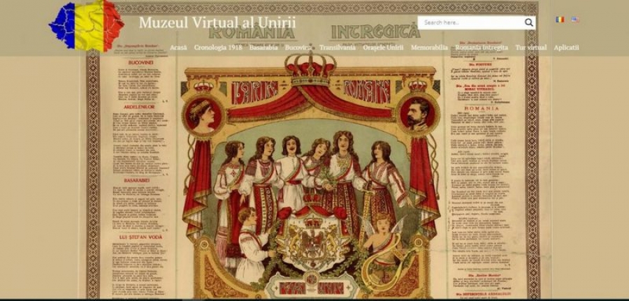 Astăzi se lansează Muzeul Virtual al Unirii