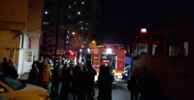 Incendiu la G-uri în Micro 18 (VIDEO)