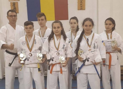 Gălăţenii de la Sakura Kiai au urcat de opt ori pe podium la Naţionale