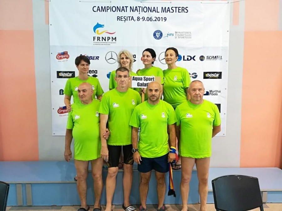 Aqua Sport Galaţi a cucerit medalii la Naţionalele Masters