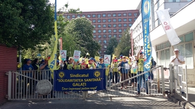 Grevă de avertisment în spitalele gălăţene: Contre între sindicate
