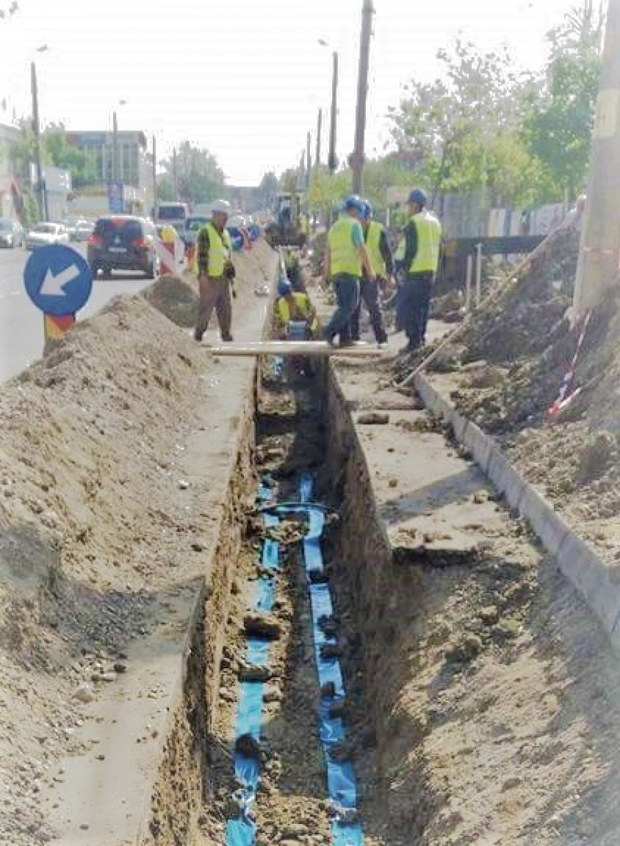 Au început lucrările de reabilitare a reţelei de apă din str. N. Alexandrescu
