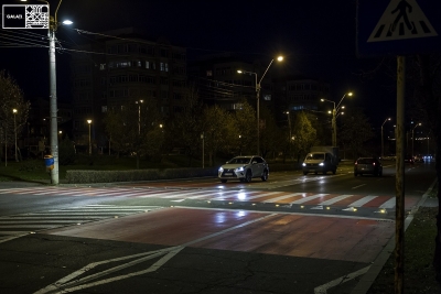 Trecere de pietoni inteligentă pe Faleza Superioară a Dunării (FOTO)
