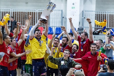 CSM Arcada scrie istoria: primul titlu la volei masculin pentru Galaţi şi Moldova