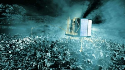 Robotul spaţial Philae s-a "trezit" şi a contactat Pământul