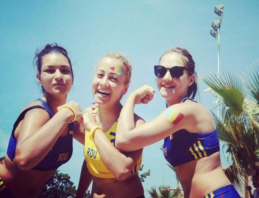 Gălăţeanca Andreea Ciucanu, la Europenele de beach handball