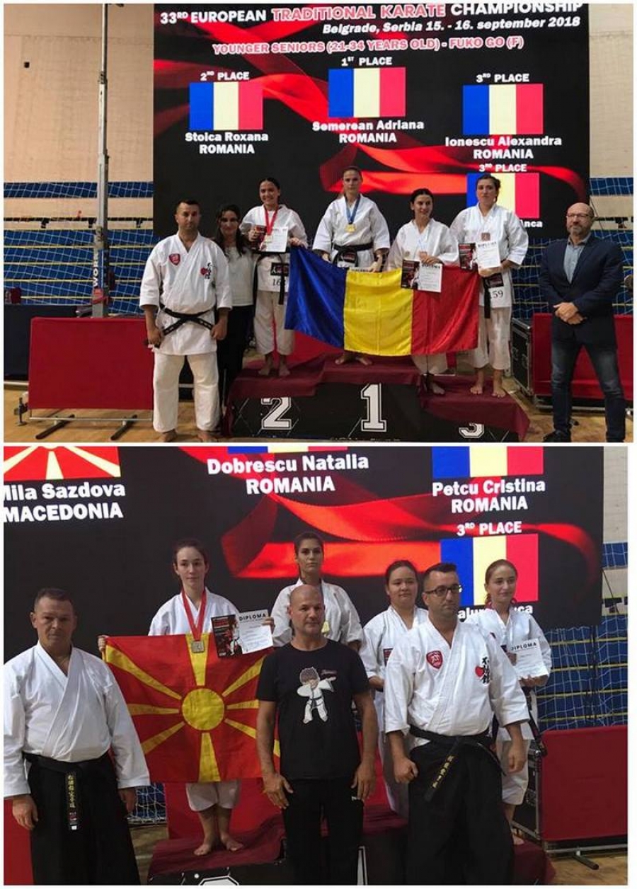 Titluri europene, argint şi bronz pentru gălăţenii de la Kodo şi Karate Club