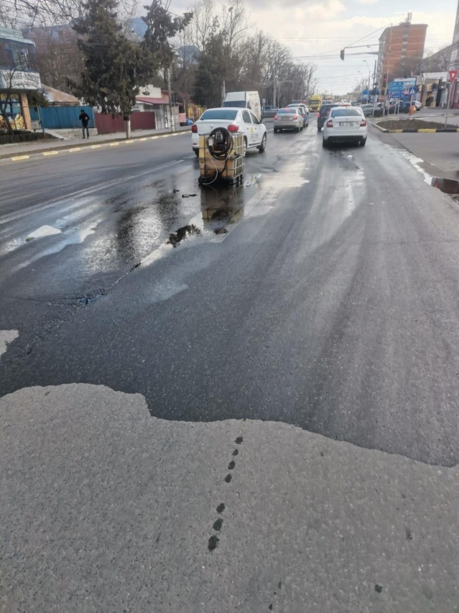 Amendă RECORD pentru staţia PECO din Tecuci, după incidentul cu motorina împrăştiată pe şosea