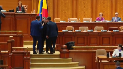 Deputat AUR, aproape să sară la bătaie în Parlament (VIDEO)