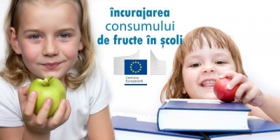 Lapte, fructe şi legume pentru şcolari, cu sprijin UE