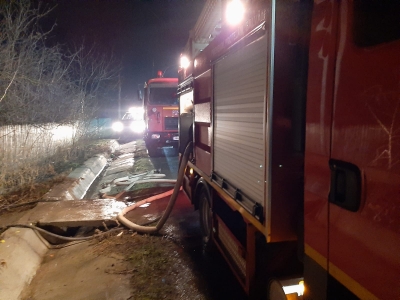 Bărbat mort în incendiu, la Brăila