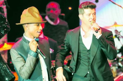 Robin Thicke şi Pharrell Williams, declaraţi vinovaţi de plagiat