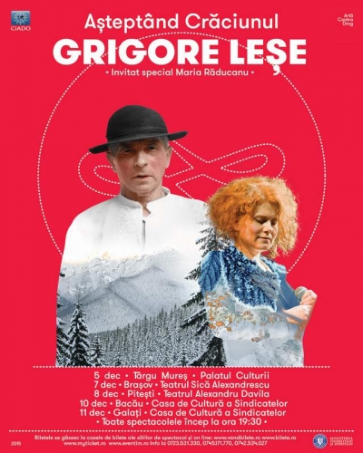 „Aşteptând Crăciunul” cu Grigore Leşe