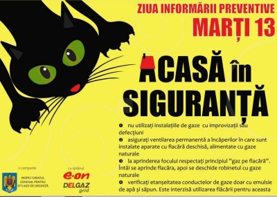 Astăzi este Ziua informării Preventive şi Ziua internaţională pentru reducerea riscului dezastrelor