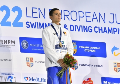 David Popovici şi-a apărat titlul european la 200 m liber