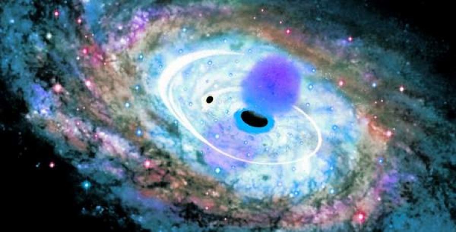 Coliziunea între două găuri negre, observată în premieră de cercetători