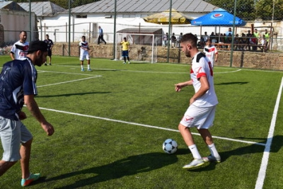 Competiţie sportivă de fotbal desfăşurată în incinta Penitenciarului Galaţi