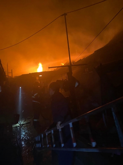 24 de ore de foc pentru pompierii tulceni