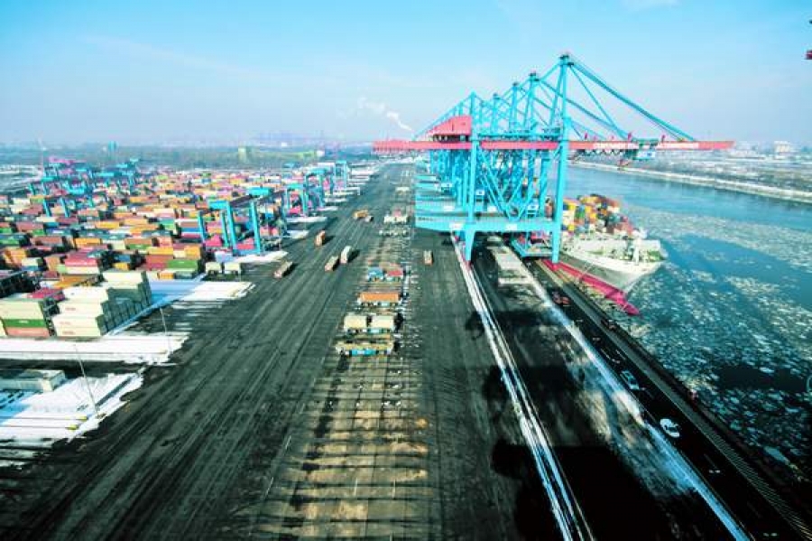 Terminalul de containere din portul Galaţi nu a obţinut finanţare europeană