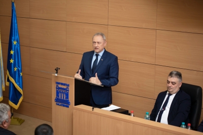 Preşedintele ANAF, Lucian Heiuş, a răspuns întrebărilor reprezentanţilor mediului de afaceri gălăţean