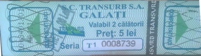 120.000 de bilete de 5 lei tipărite de Transurb fără acordul Consiliului Local Galaţi