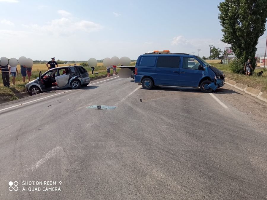 Accident rutier, pe DN24, în apropierea localităţii Munteni