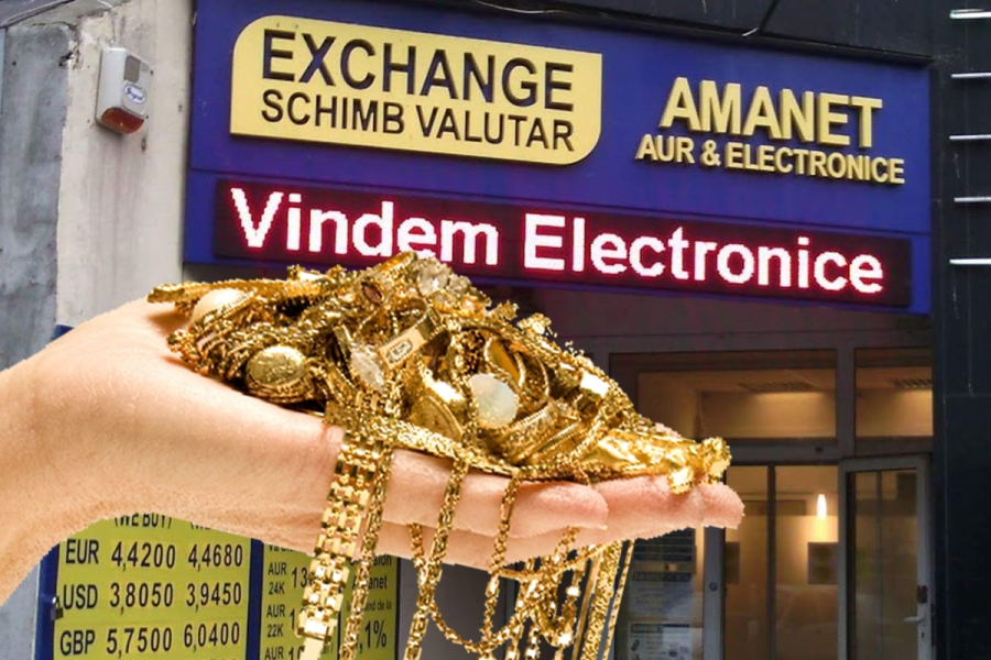 Bijuteriile din aur şi electronicele se menţin în topul celor mai amanetate produse de către români