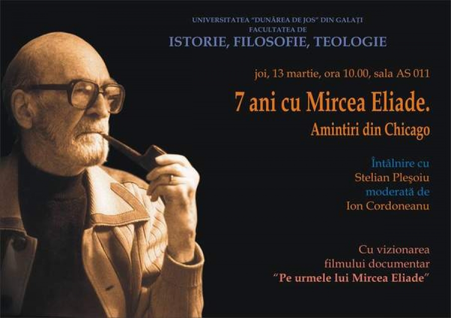 “7 ani cu Mircea Eliade. Amintiri din Chicago”