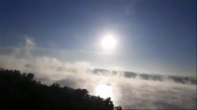 Imagine de vis: Dunărea fierbe