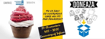 Comunitatea RO100 Curăţăm Galaţiul demarează campania umanitară "Dăruieşte!"